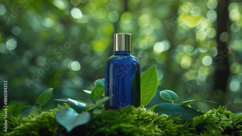 The Blue Cosmetic Bottle photo