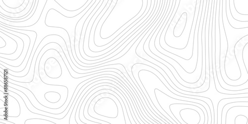 Vector contour topographic map background. black abstract line luxury art. Topographic map lines, contour background. geography and topographic map grid abstract backdrop.