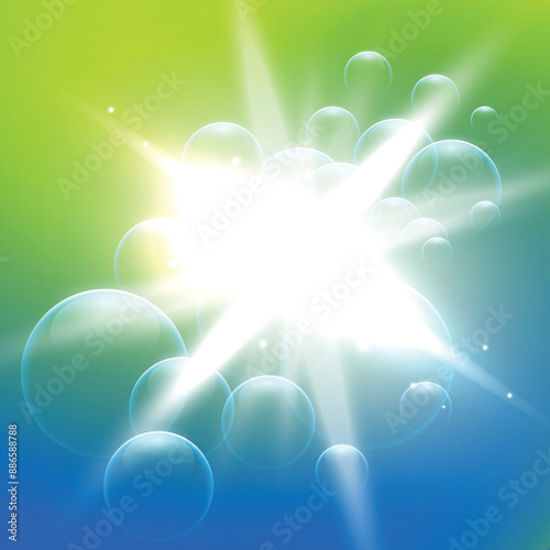 bright background for product 
