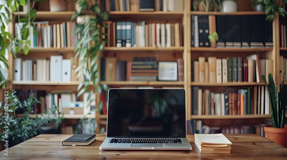 Organized Home Office Workspace for Financial Planning and Management Organized Home Office Workspace for Financial Planning and Management