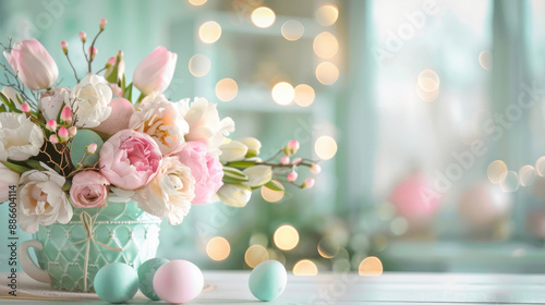 Easter holiday design, eggs...