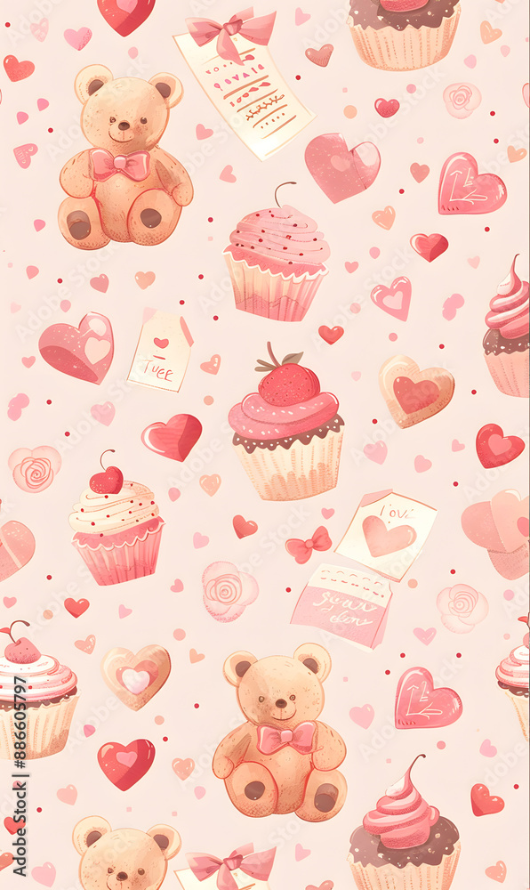 Valentine's Day cartoon cards