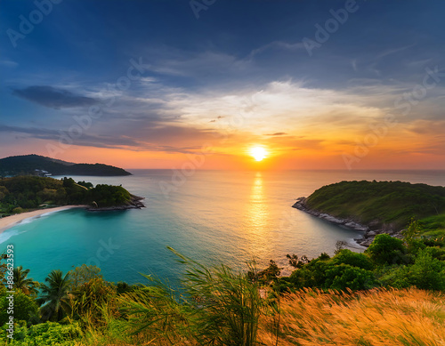  Beautiful Sunset on Andaman Sea, Phuket- A breathtaking sunset view over the Andaman Se_1(30)