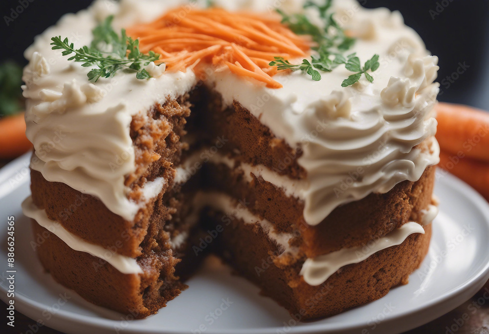 rich and moist carrot cake with cream cheese frosting
rich and moist carrot cake with cream cheese frosting
