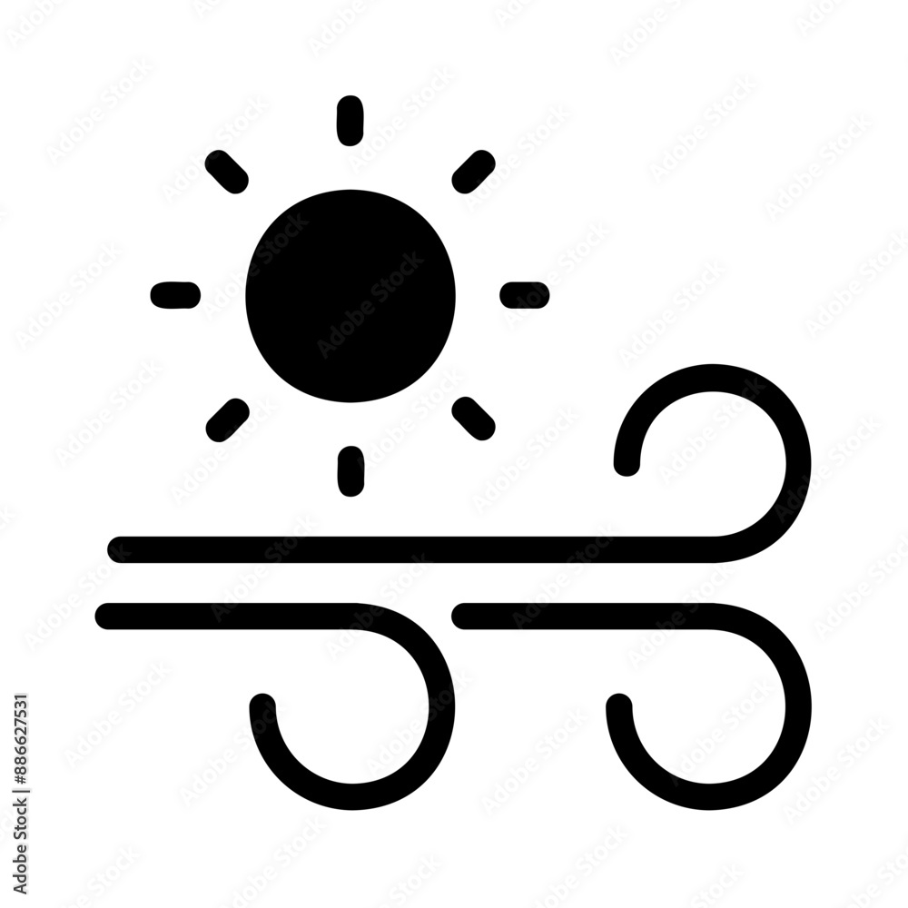 Windy Weather Fill Icon - Minimal, Clean and Elegant interface icon, Suitable for Web, UI and Mobile Application Windy Weather Fill Icon - Minimal, Clean and Elegant interface icon, Suitable for Web, UI and Mobile Application