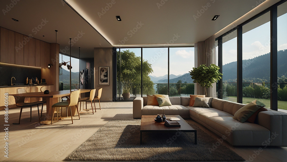 Versatile Living Room Design: A Multi-View Ultra Rendered Interior by ...