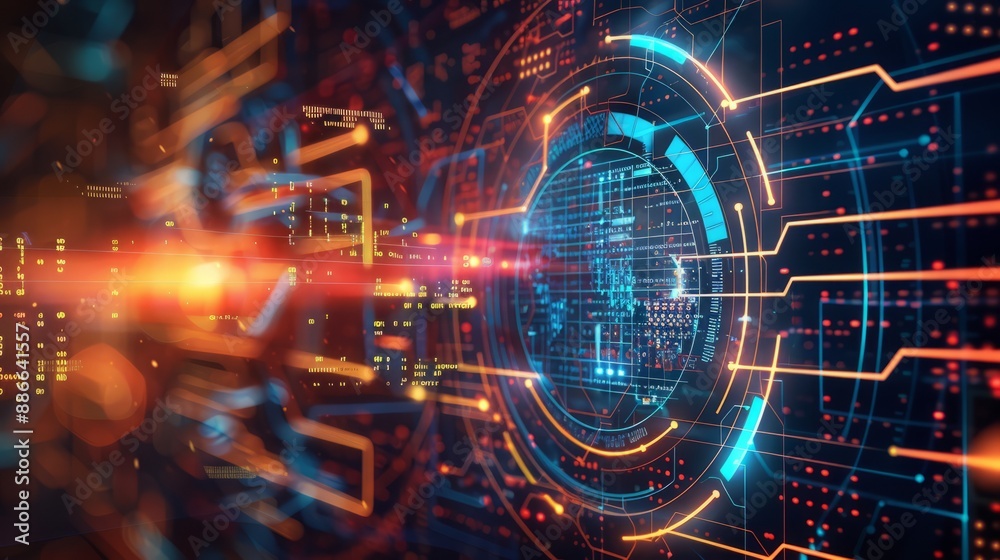 Technology, artificial intelligence, data, audio, graphics and other digital backgrounds Technology, artificial intelligence, data, audio, graphics and other digital backgrounds