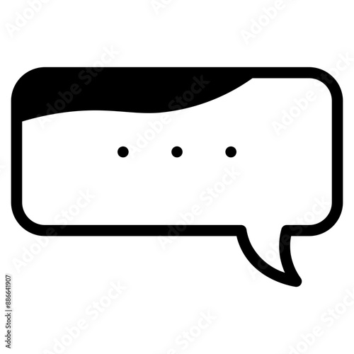 icon bubble chat dualtone