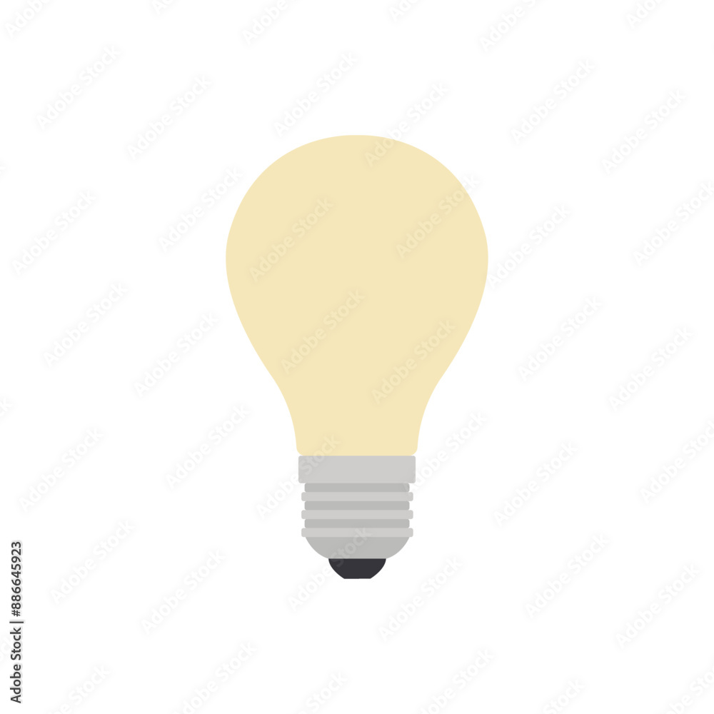 Light Bulb vector symbol emoji lamp
