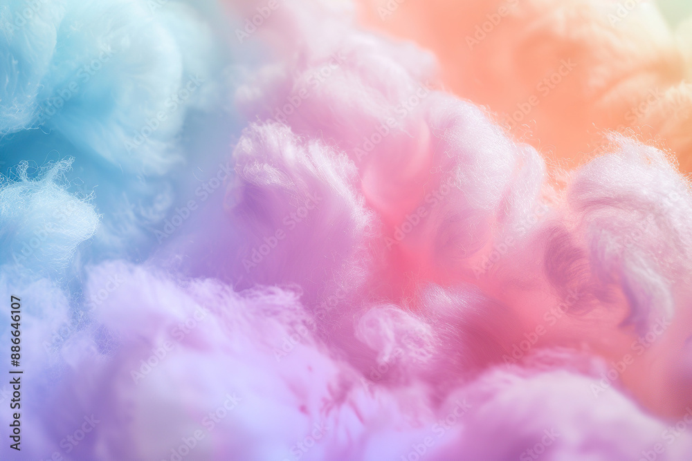 Generative ai on theme of beautiful texture soft fluffy cotton, design natural abstract background Generative ai on theme of beautiful texture soft fluffy cotton, design natural abstract background