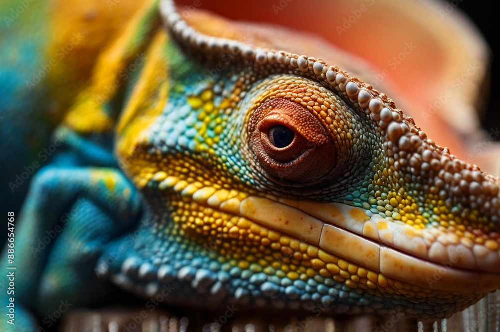 Fototapeta premium Chameleon’s Skin