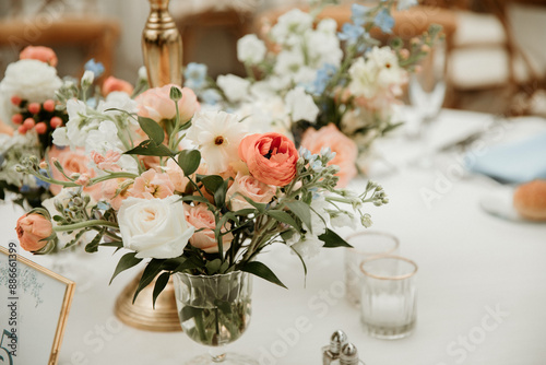 Floral Table setting