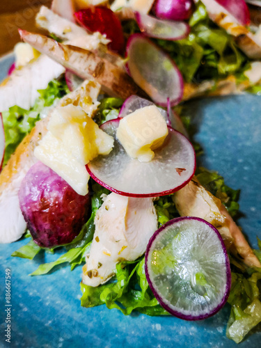 Fine dining cuisine - french dish on the table