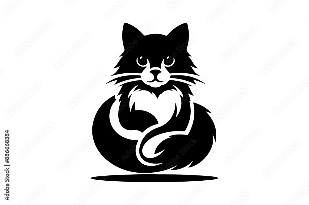 cat silhouette vector illustration cat silhouette vector illustration