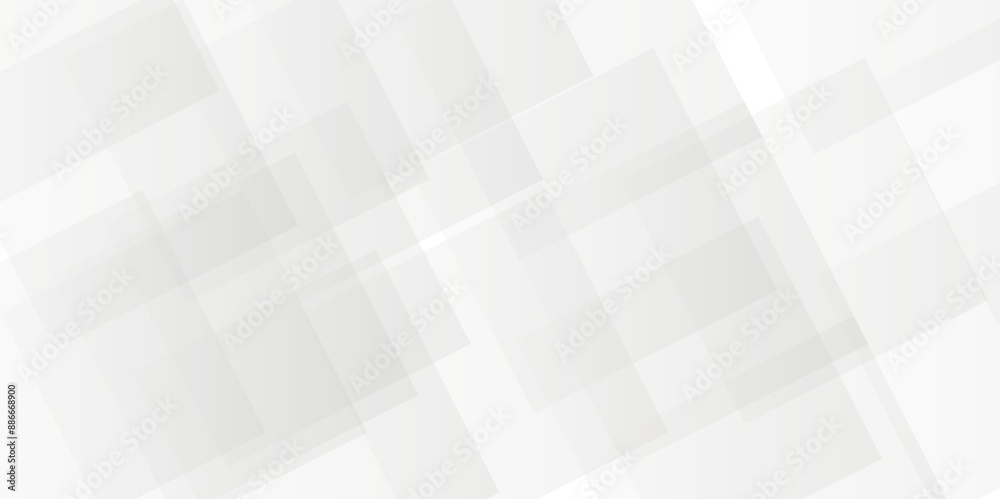 Abstract minimal geometric white and gray light background design. white transparent material in triangle diamond and squares shapes in random geometric pattern. Abstract minimal geometric white and gray light background design. white transparent material in triangle diamond and squares shapes in random geometric pattern.
