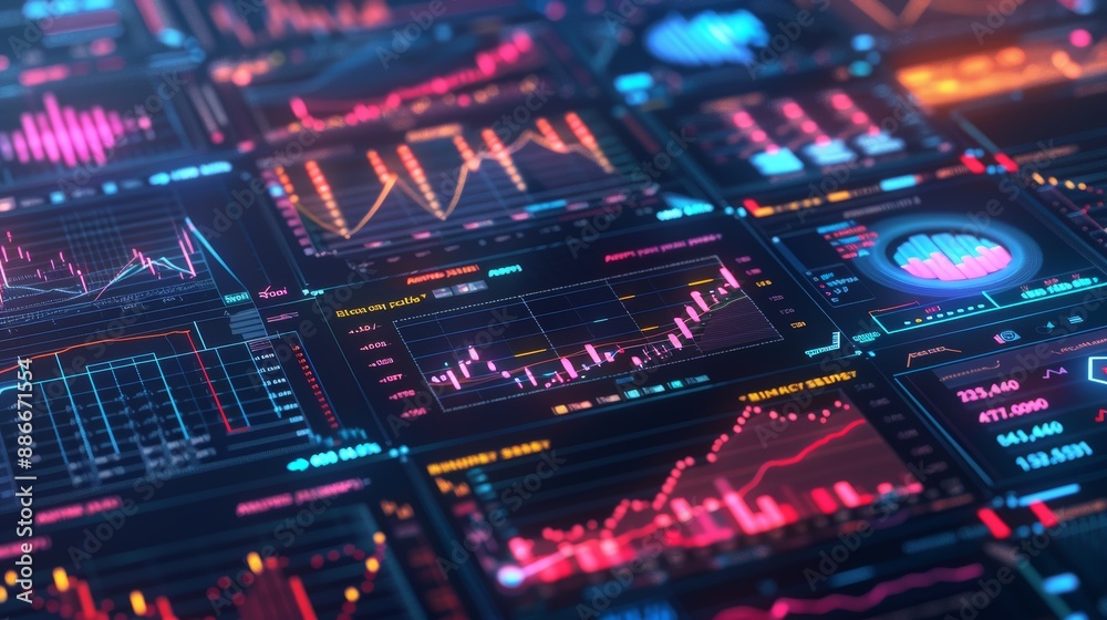 Detailed Infographic Highlighting Stock Market Components and Influencers