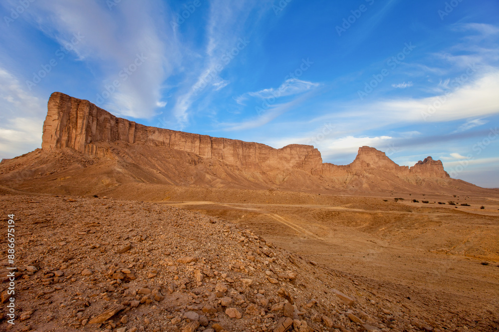 Tuwaiq Mountain landscape, Central Arabia, Saudi Arabia Tuwaiq Mountain landscape, Central Arabia, Saudi Arabia