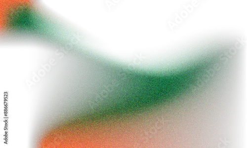 India flag color banner frame background, gradient grain texture. Vector illustration