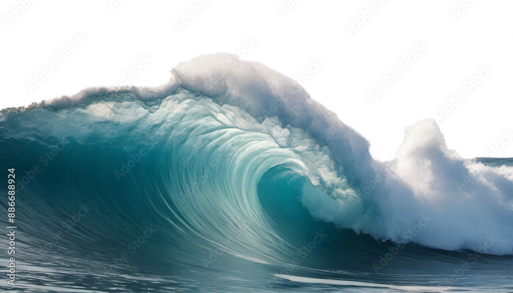 Realistic sea wave on a transparent background. Ocean wave for template decoration and covering PNG file no background Realistic sea wave on a transparent background. Ocean wave for template decoration and covering PNG file no background