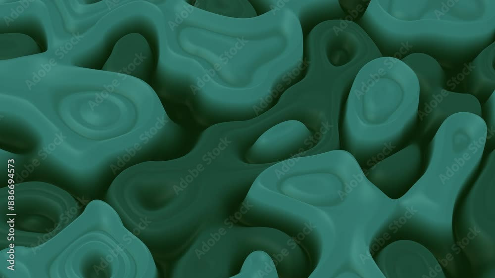 Close-up of a dark green wavy surface arranged in a pattern of small, uniform, and undulating lines, creating a visually intriguing texture Close-up of a dark green wavy surface arranged in a pattern of small, uniform, and undulating lines, creating a visually intriguing texture