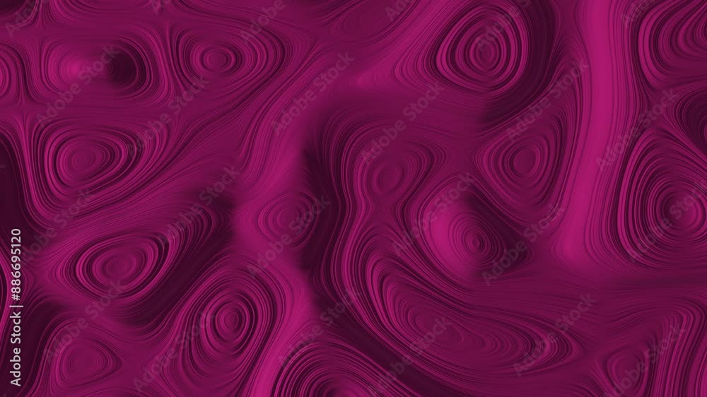 An abstract pink pattern with swirling curves that create a sense of movement and flow. This design can be used as a background or texture in various design projects