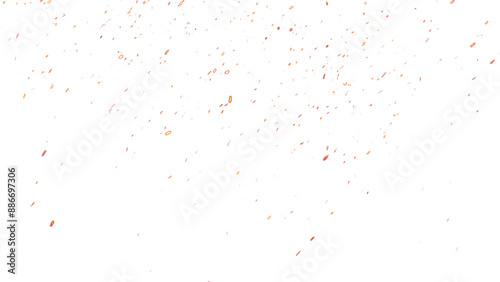 Floating embers sparks background PNG transparent. Opacity or screen mode usage for overlay