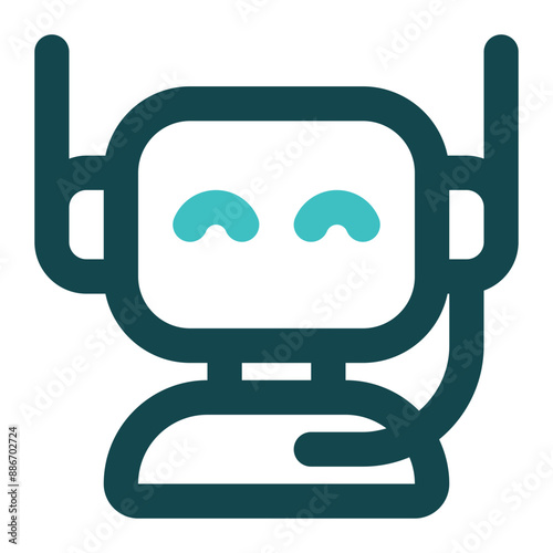 chat bot icon for illustration