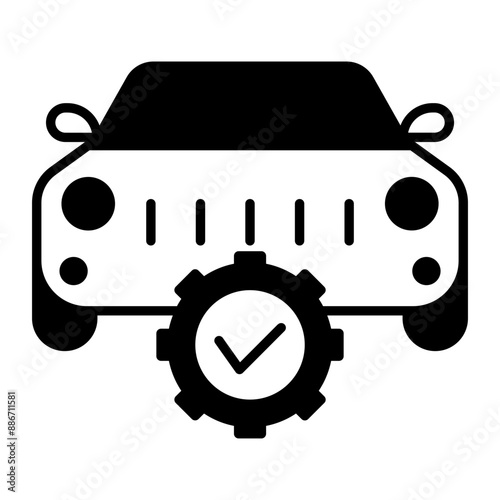maintenance icon. black fill icon