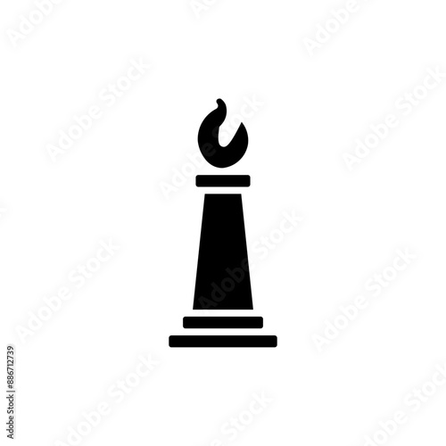 bishop glyph icon