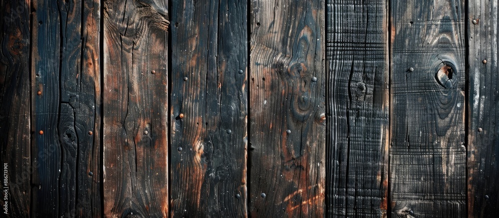 Background with aged wooden textures providing copy space image
