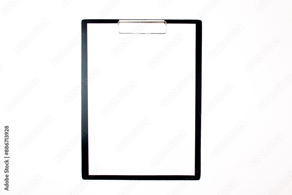 Clipboard on white background with space for copy space. Tablet with white sheet,layout. Clipboard on white background with space for copy space. Tablet with white sheet,layout.