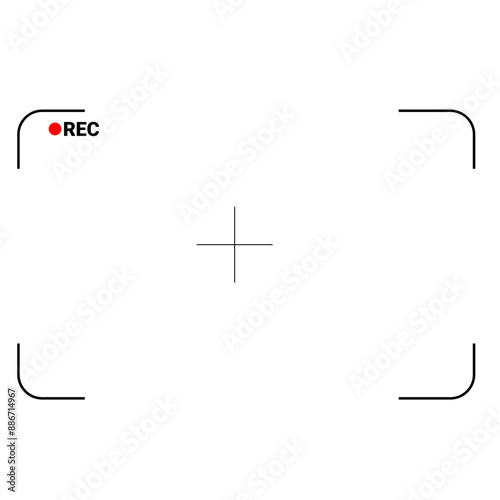 Recording Screen Display Design Overlay