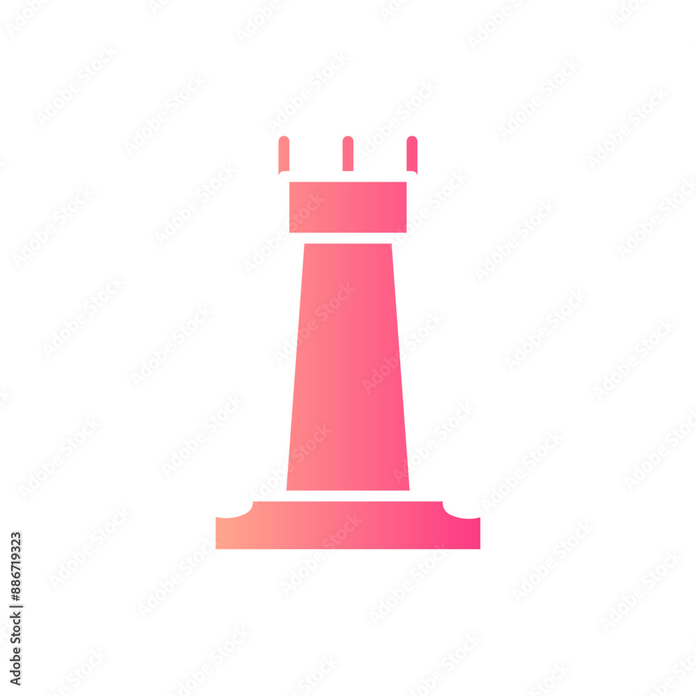 rook gradient icon rook gradient icon