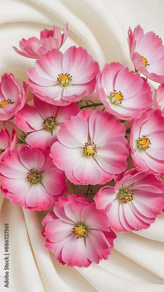 Pink cosmos flowers Pink cosmos flowers
