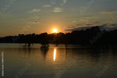 Louisiana Lake Sunset