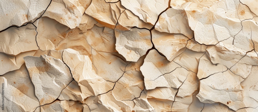 Detailed natural beige rock background with sharp stones showing cracks and collapsing perfect for a copy space image Detailed natural beige rock background with sharp stones showing cracks and collapsing perfect for a copy space image