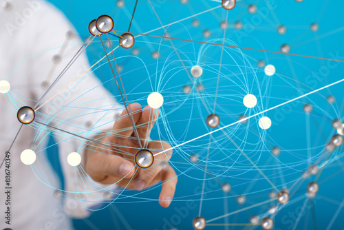 Abstract network of physica...
