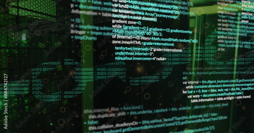 Image of data processing over online security chain Image of data processing over online security chain