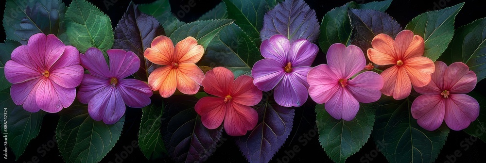 Colorful Flowers in Bloom Colorful Flowers in Bloom
