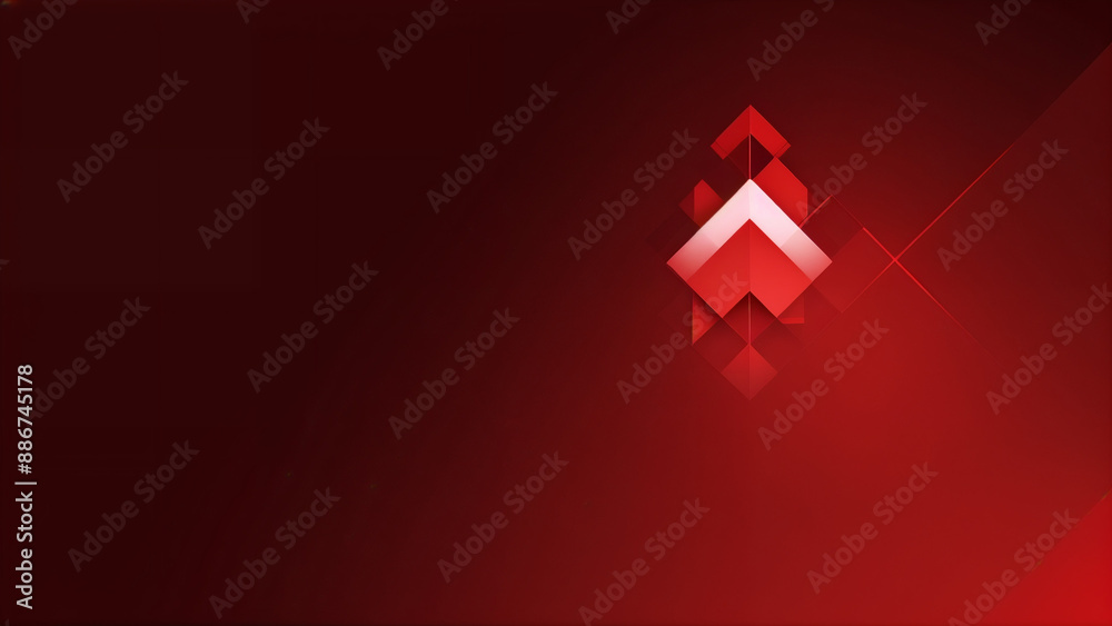 Obraz premium a red background with a red and black design