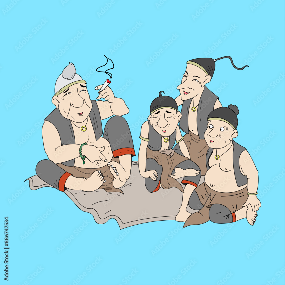 Get to know 4 Punakawan figures: Semar, Gareng, Petruk, and Bagong Get to know 4 Punakawan figures: Semar, Gareng, Petruk, and Bagong