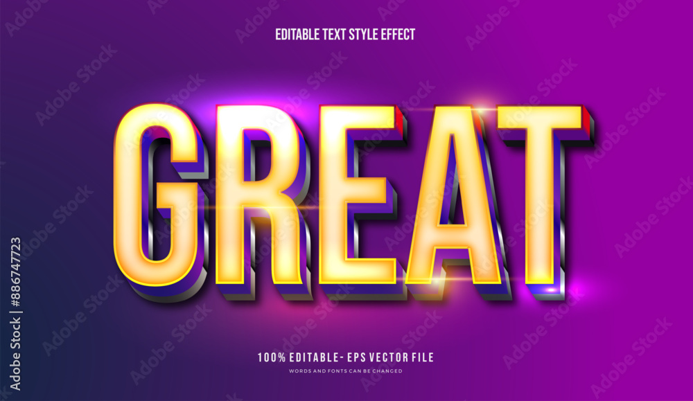 gradient yellow color shiny 3d text style mockup text. Editable 3d text effect styles gradient yellow color shiny 3d text style mockup text. Editable 3d text effect styles