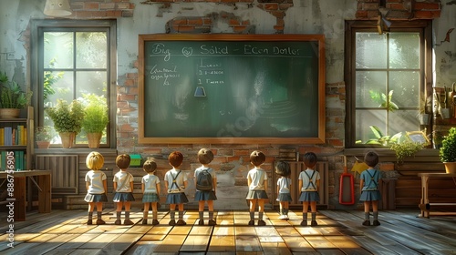 Children having fun outdoors