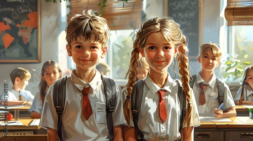 Children having fun outdoors