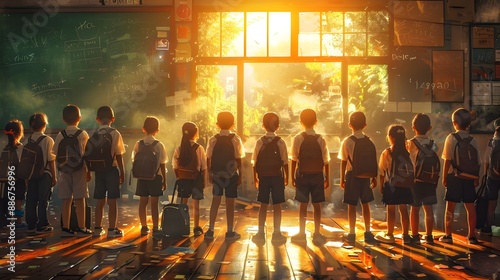 Children having fun outdoors