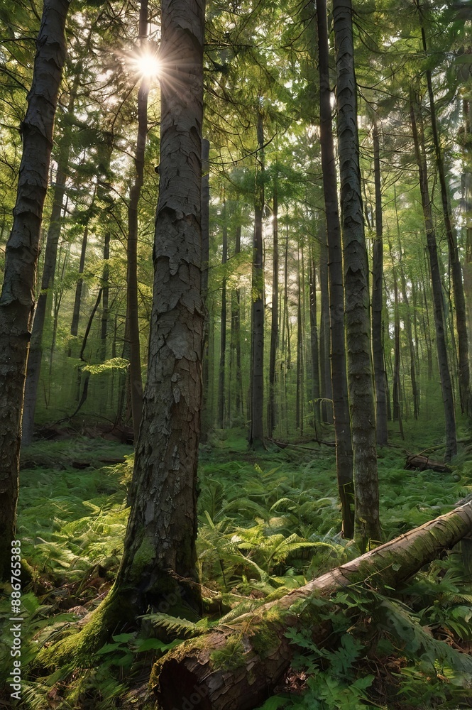 Fototapeta premium trees in the forest
