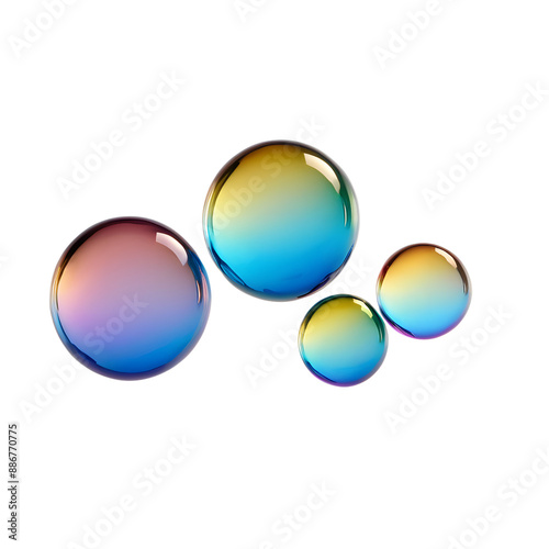 Bubbles background. Colorful suds of shampoo, bath, mousse, shaving. Soap bubbles on a transparent background. Multicolor bubbles PNG file no background