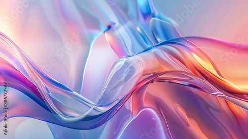 abstract wavy liquid background