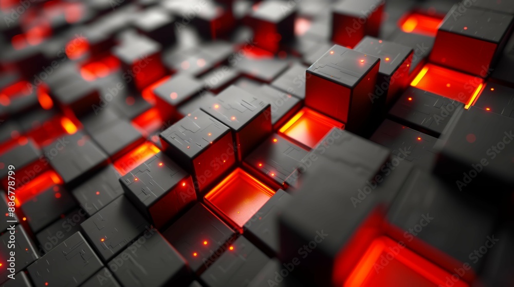 Obraz premium 抽象的な3Dデザインアートの背景画像