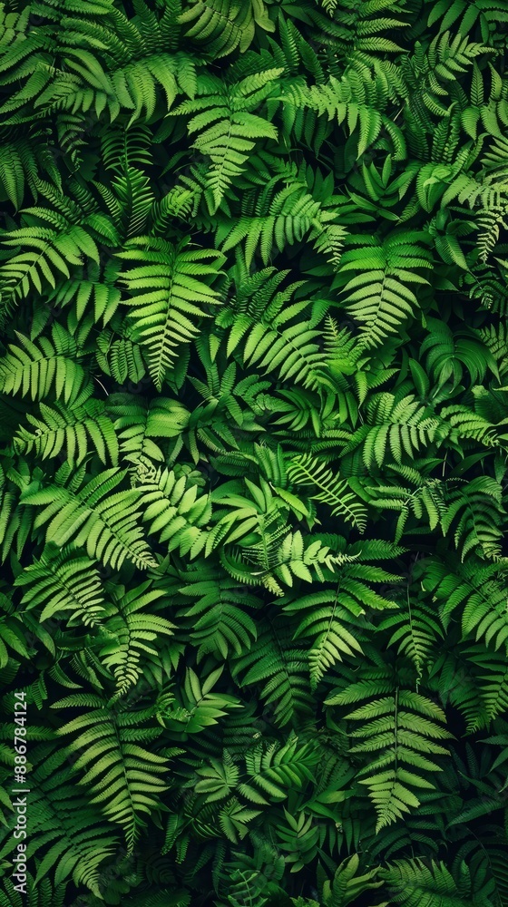 photo of green fern plant wallpaper - generative ai photo of green fern plant wallpaper - generative ai
